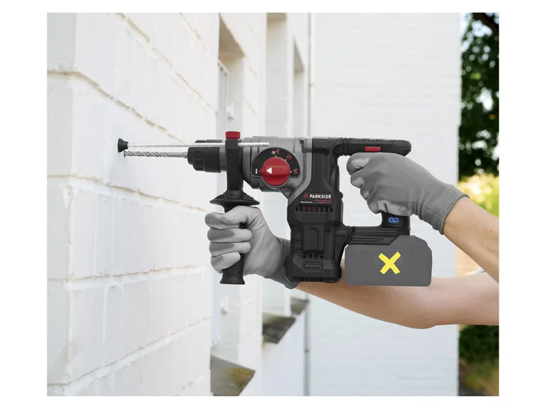 PARKSIDE PERFORMANCE® Perforateur-burineur sans fil PKHAP 20-Li C3. sans batterie ni chargeur. 20 V