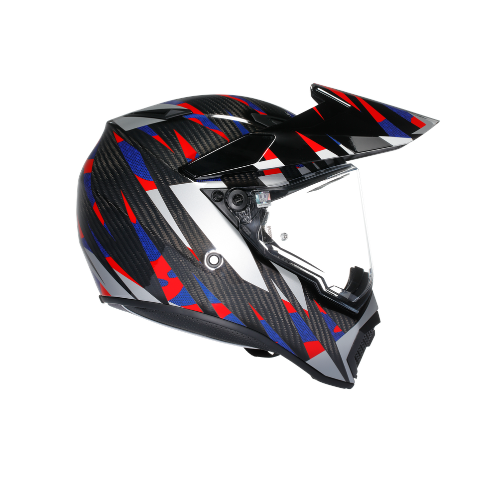 AX9 AGV E2206 MPLK - STEPPA CARBON/RED/BLUE