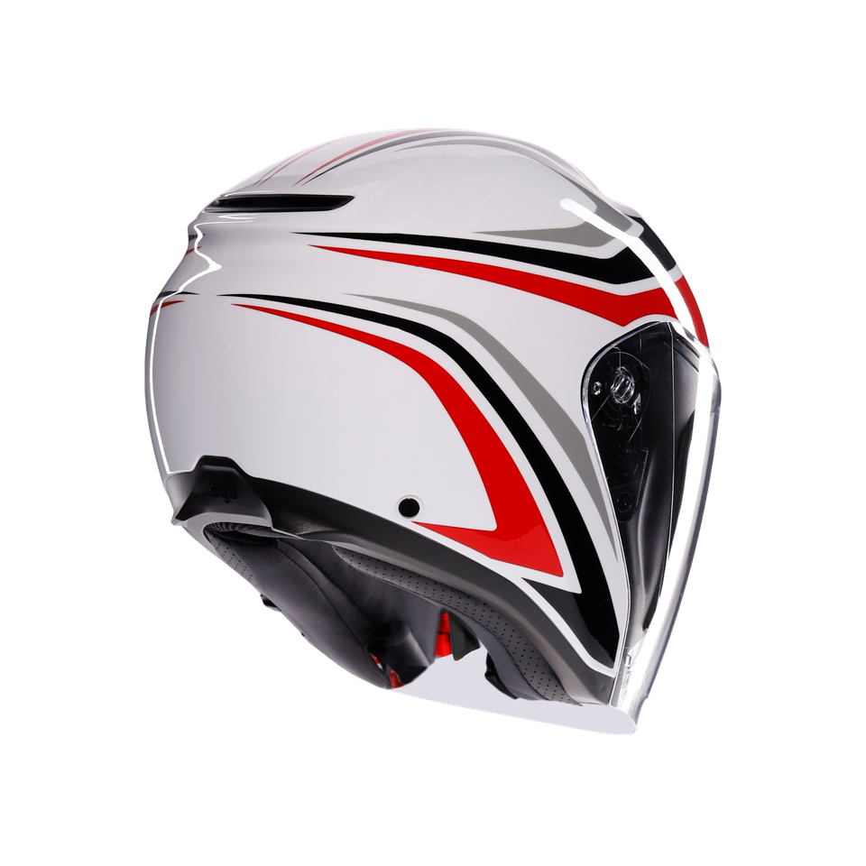 IRIDES TOLOSA BLACK/GREY/RED - MOTORBIKE OPEN FACE HELMET E2206