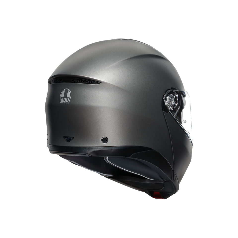 TOURMODULAR LUNA GREY MATT - MOTORBIKE FLIP UP HELMET E2206