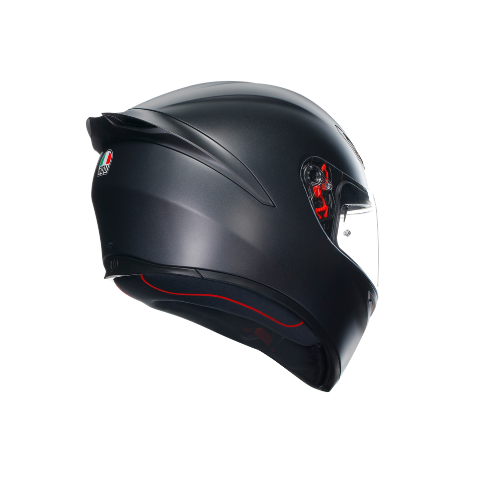 K1 S MATT BLACK - MOTORBIKE FULL FACE HELMET E2206