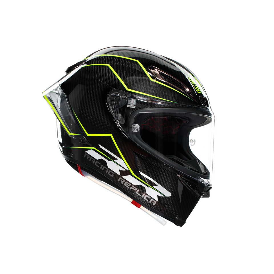 PISTA GP RR PERFORMANTE CARBON/LIME - MOTORBIKE FULL FACE HELMET E2206 DOT