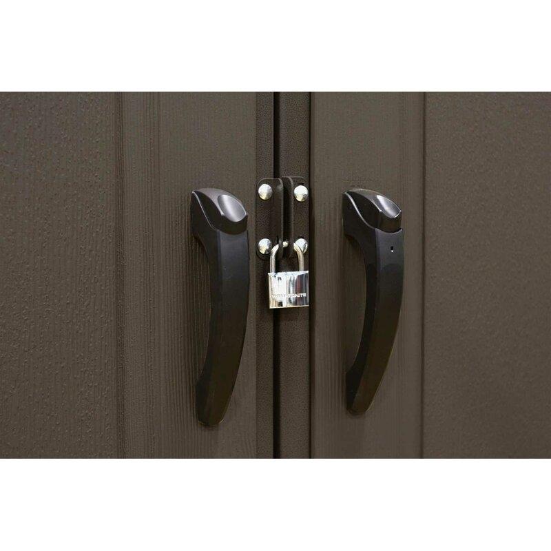 8 ft. W x 15 ft. D Plastic Storage Shed