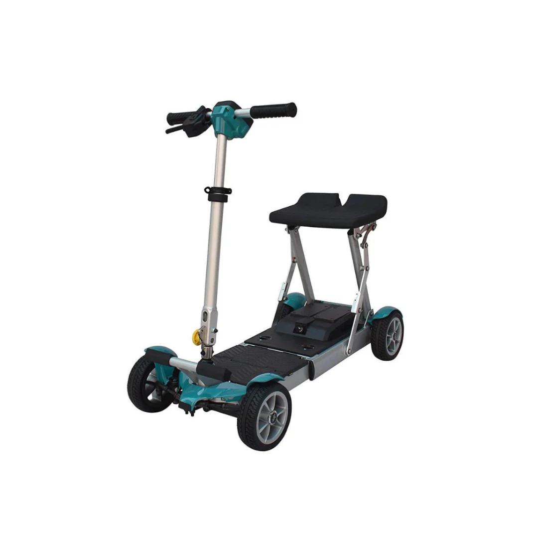 EV Rider Gypsy Q2 Ultralight Collapsible 4-Wheel Mobility Scooter - Airline Travel Scooter