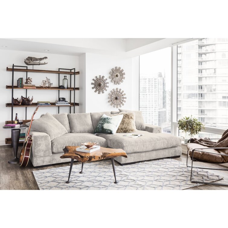 106′′ Wide Reversible Sofa & Chaise