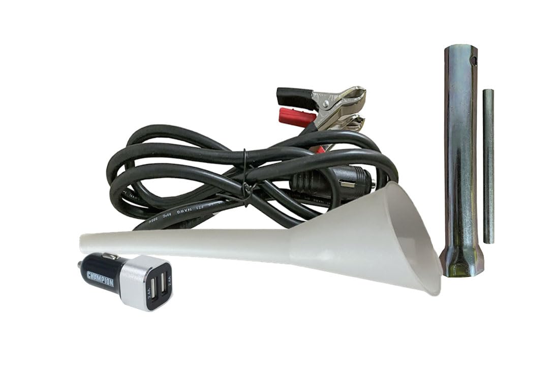 Champion Power Equipment Dual Fuel Power Converter (Max Power 3000 W, Portable Inverter, Running Time up to 11.5 Hours, Extremely Quiet, Emergency Generator) 93001i-DF-EU