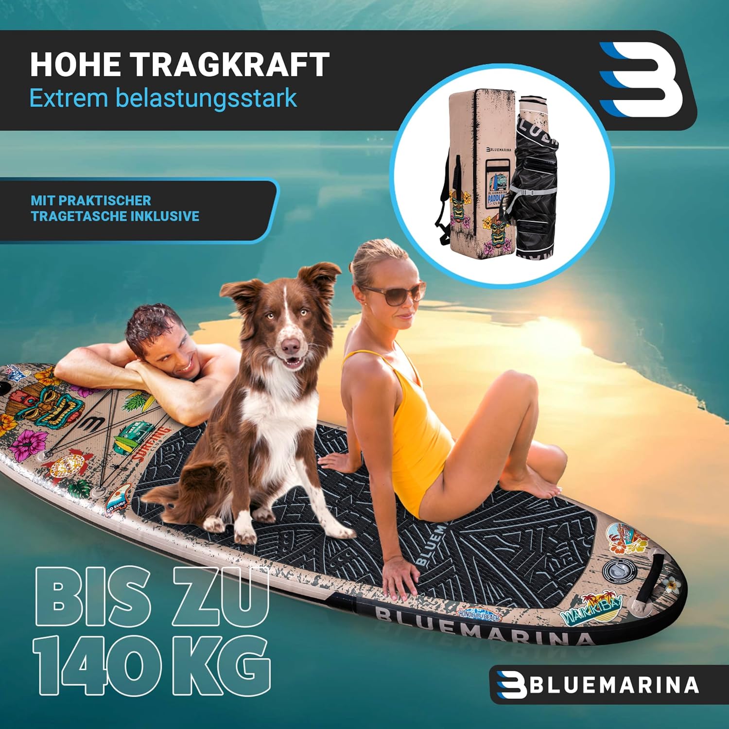 Bluemarina Ariki Stand Up Paddle Board Inflatable