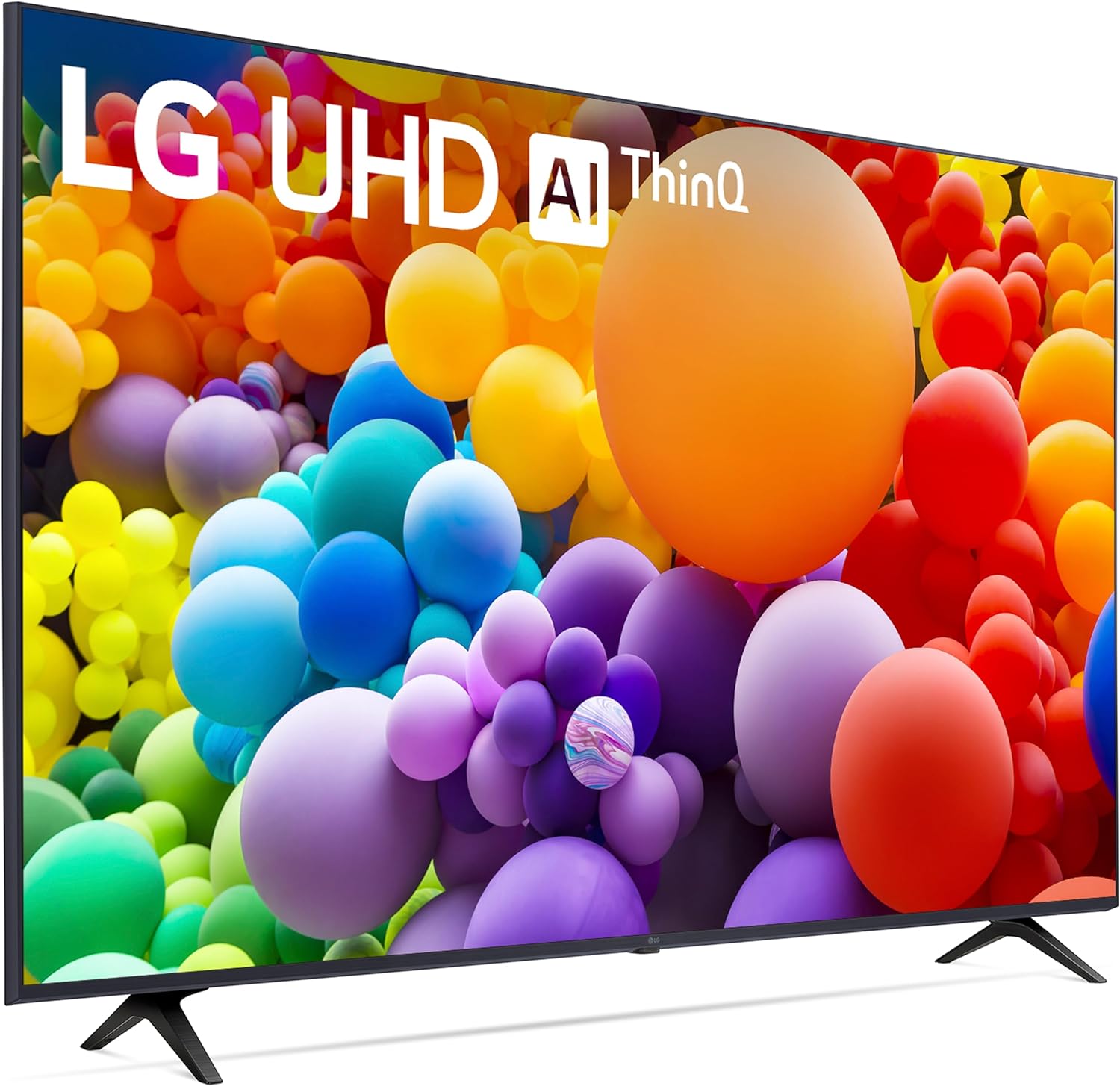 LG 55-Inch Class UT75 Series LED Smart TV 4K Processor Flat Screen AI-Powered with Alexa Built-in