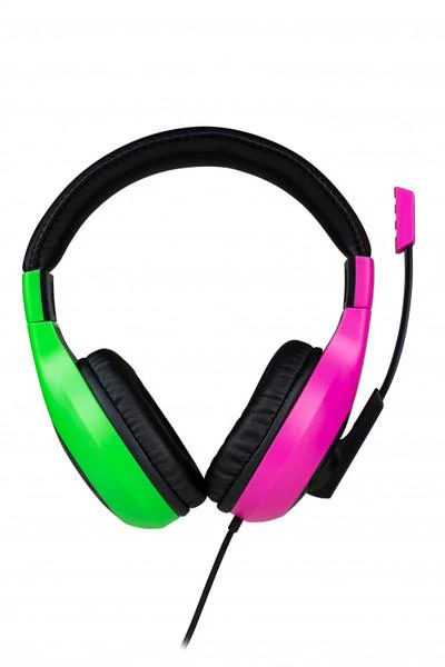 Stereo Gaming Headset V1 - Pink/Grøn