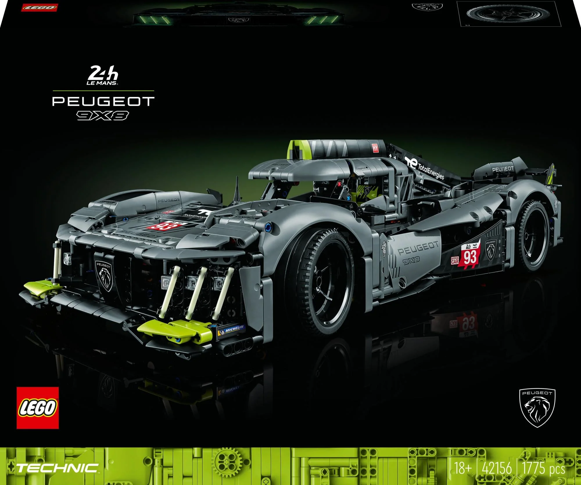 LEGO Technic – PEUGEOT 9X8 24H Le Mans Hybrid Hypercar