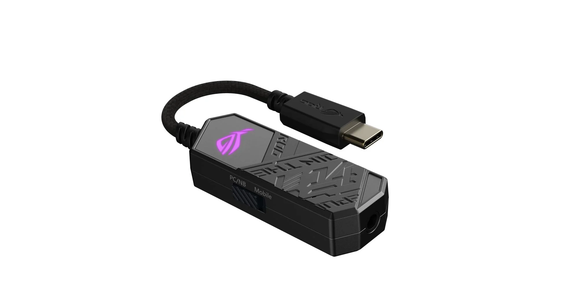 ASUS ROG CLAVIS USB-C to 3.5mm DAC with AI microphone