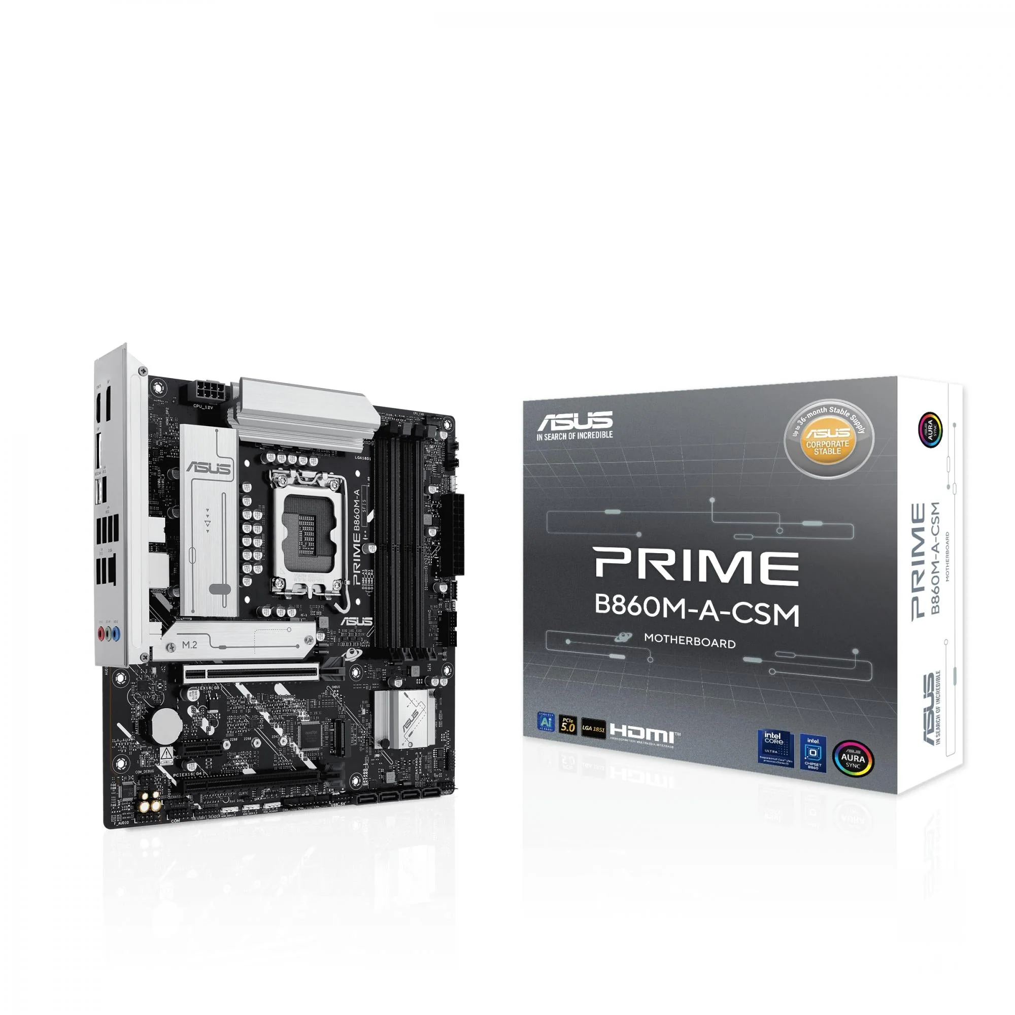 ASUS PRIME B860M-A-CSM(mATX. B860. LGA 1851. DDR5)