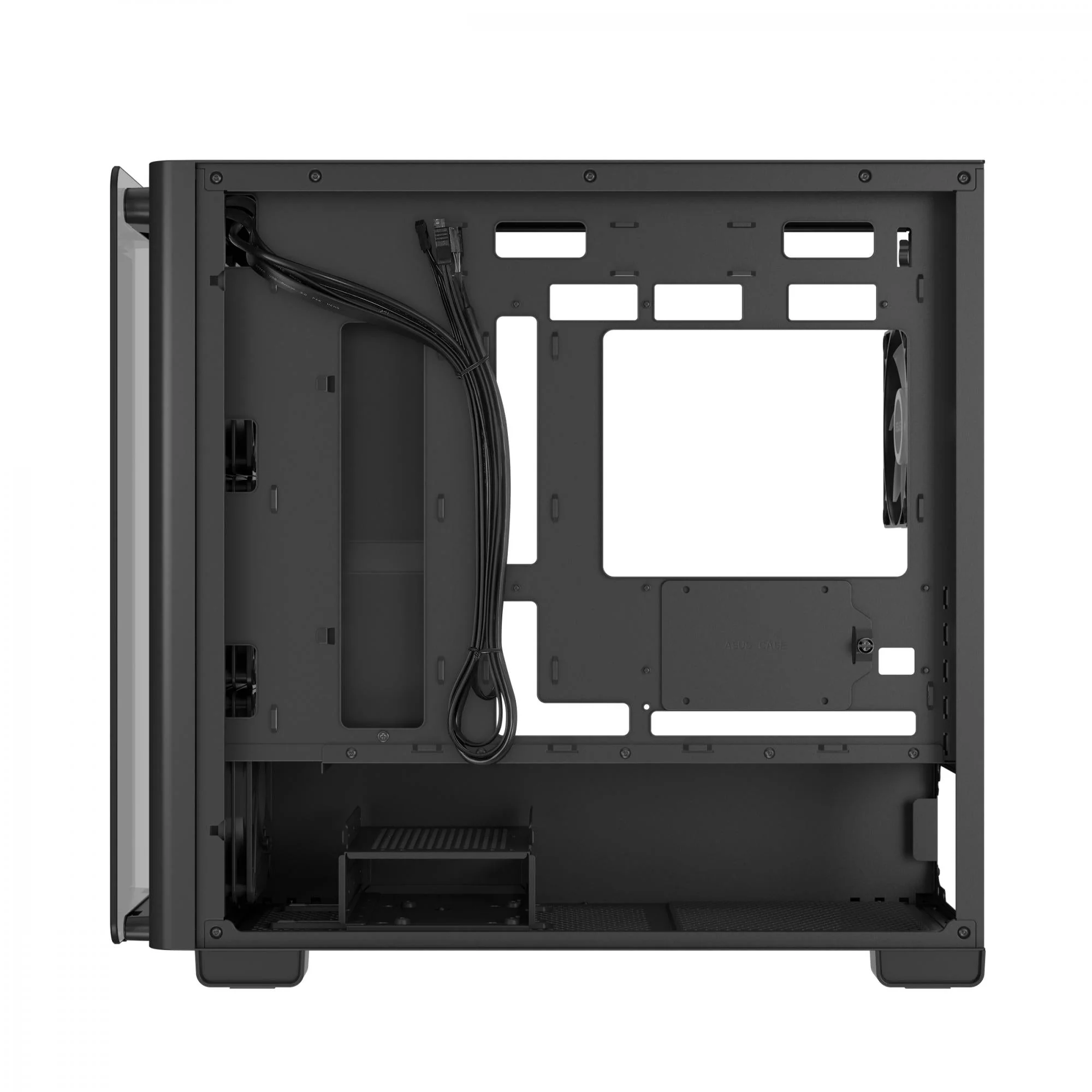 ASUS A23 PLUS Tempered Glass ARGB mATX Case - Black