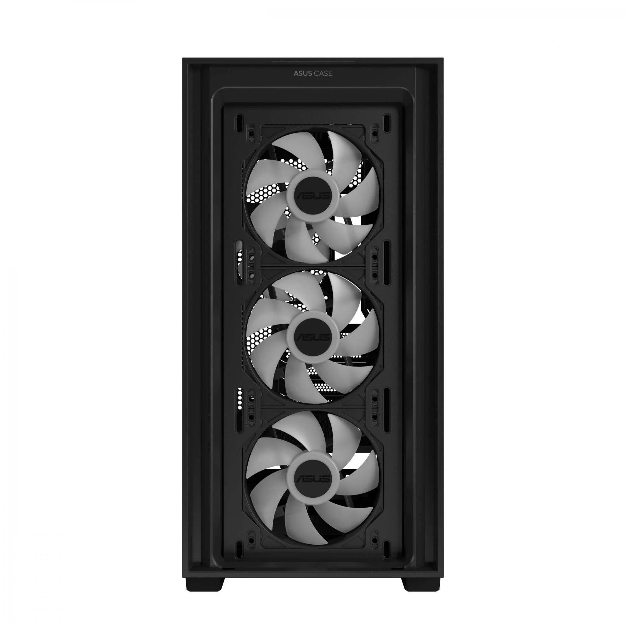 ASUS A21 PLUS mATX Case with 4 Pre-installed ARGB Fans. BTF support - Black