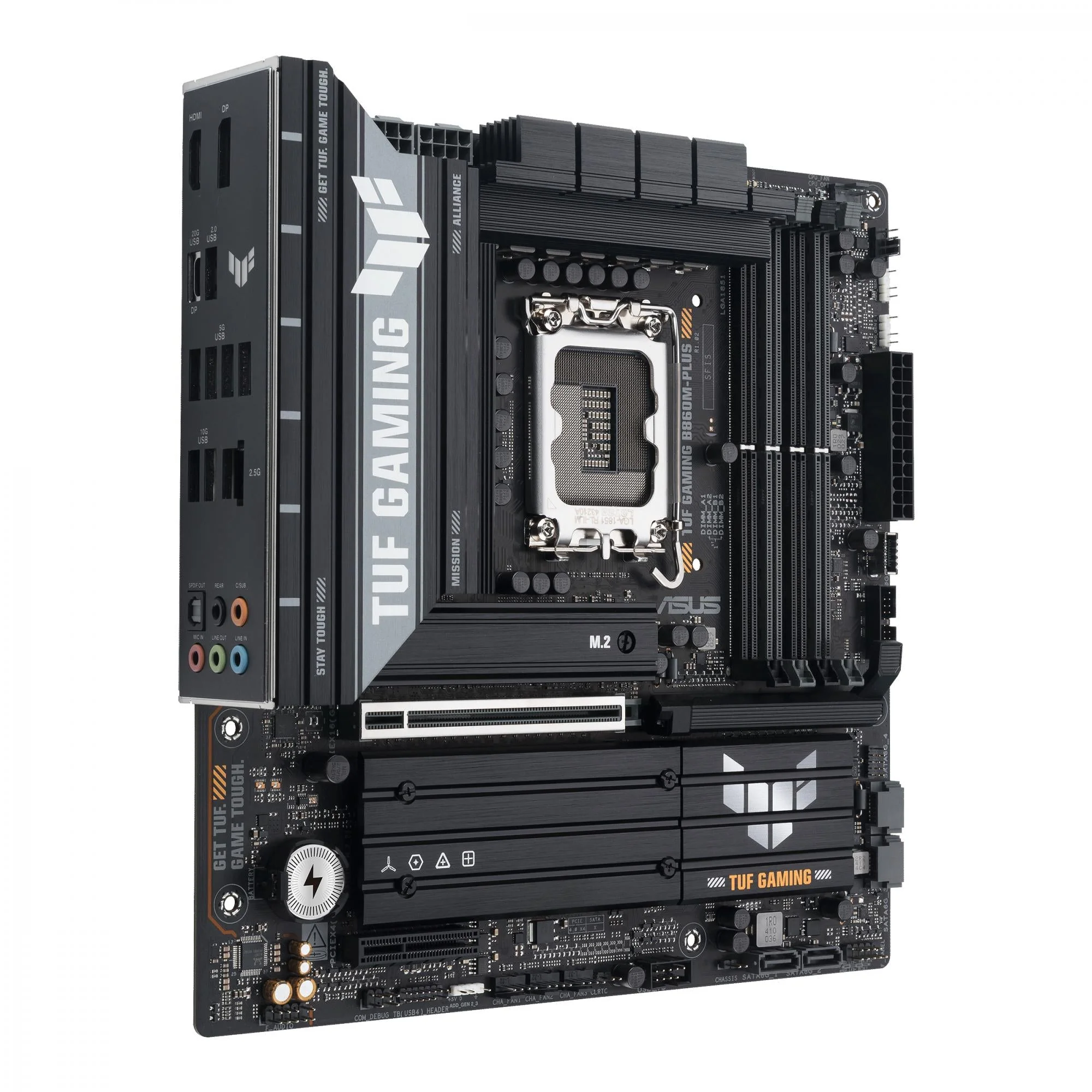 ASUS TUF GAMING B860M-PLUS (mATX. B860. LGA 1851. DDR5)